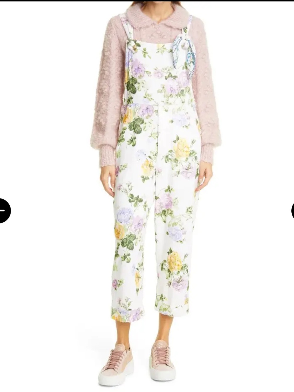 LoveShackFancy Daffy Jumpsuit in Spring Garden